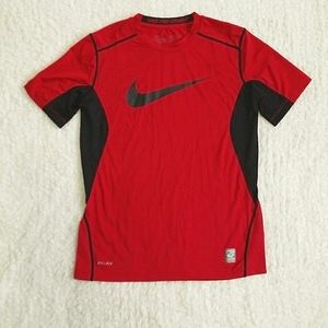 💘Nike Pro Combat Medium Red Shirt